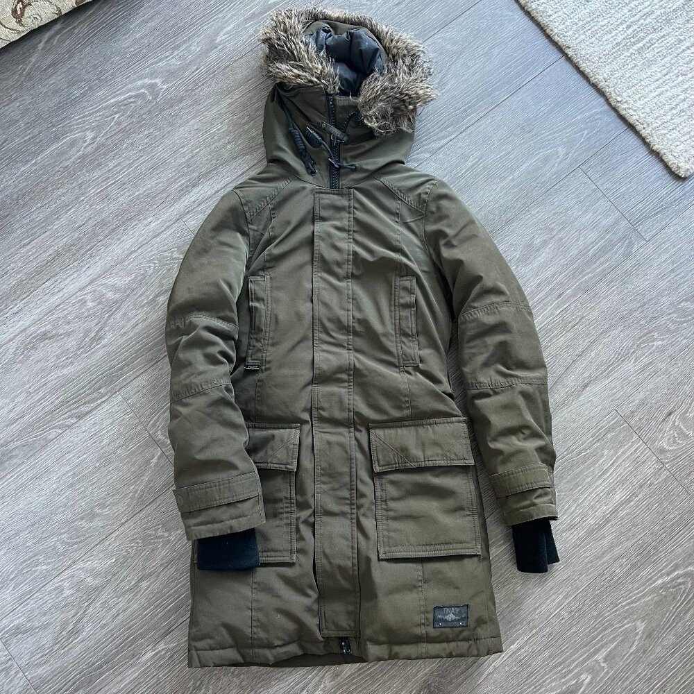 Aritzia Olive Green Parka